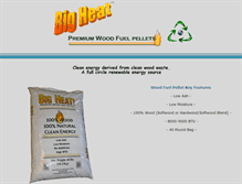Tablet Screenshot of bigheatfuelpellets.com
